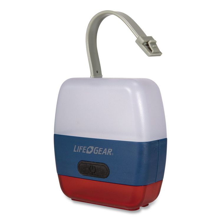 LifeGear Glow Mini Multi Function Lantern, 4 AAA Batteries (Included), Blue