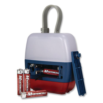 LifeGear Glow Mini Multi Function Lantern, 4 AAA Batteries (Included), Blue