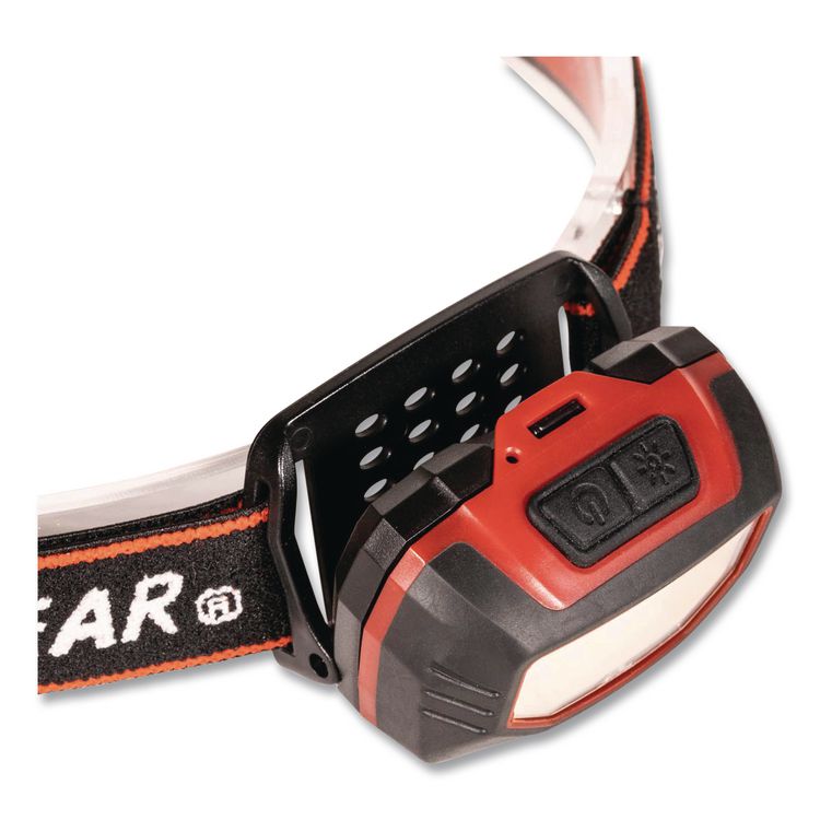 LifeGear Stormproof Multi Mode LED Headlamp, 3 AAA Batteries (Included), Black