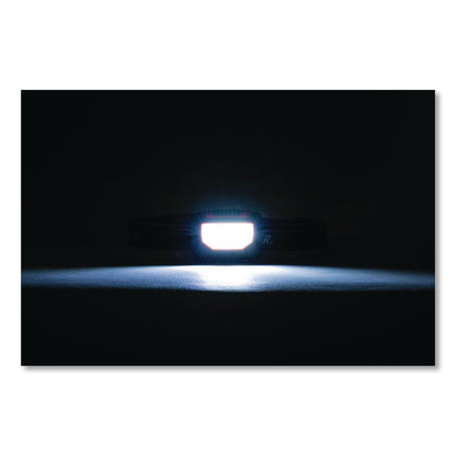 LifeGear Stormproof Multi Mode LED Headlamp, 3 AAA Batteries (Included), Black
