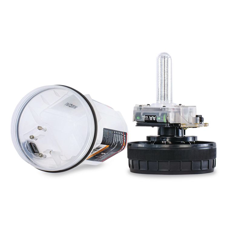 LifeGear AR Tech Spotlight and Lantern, 4 AA Batteries Included, Clear