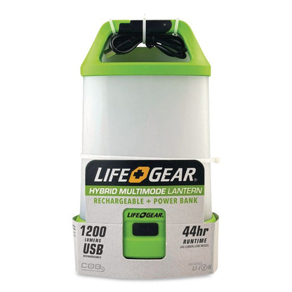 Rechargeable Hybrid Lantern, Rechargeable Lithium Ion Battery (Included), Green