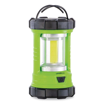 LifeGear Rechargeable Green Lantern and Power Bank, Rechargeable Lithium Ion Battery (Included), Green