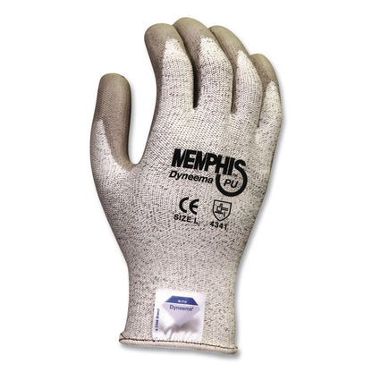 Dyneema Gloves, EN388: 4341, Medium, Gray/White, Pair