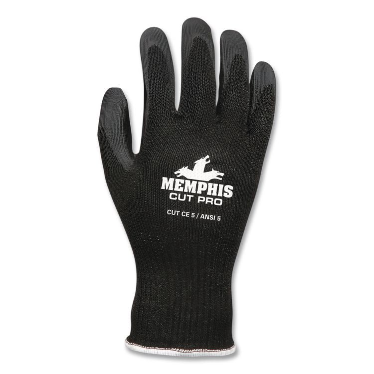 Cut Pro 92720NF Gloves, 10" Long, X-Large, Black, Pair