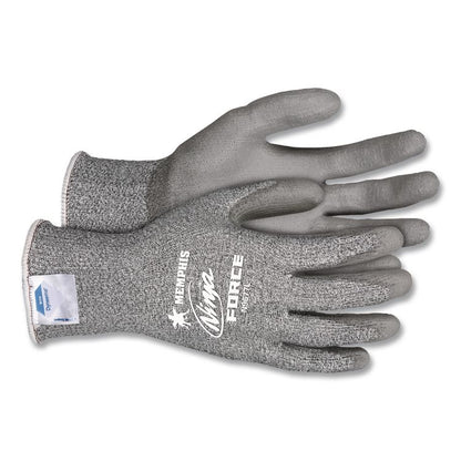 Ninja Force Gloves, EN388: 4542, Large, Gray, Pair