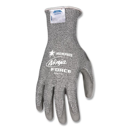 Ninja Force Gloves, EN388: 4542, Large, Gray, Pair