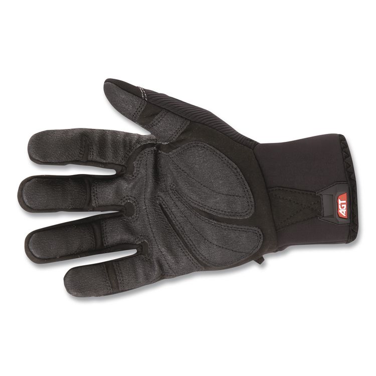 Cold Condition Gloves, EN388: 3222, 11.5" Long, X-Large, Black, Pair