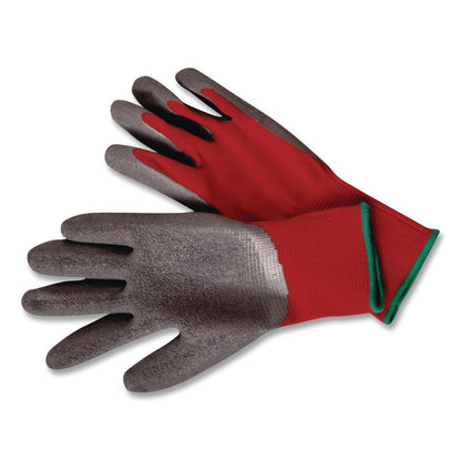 Ninja Flex Latex Coated Palm Gloves, EN388: 3131, X-Large, Red/Gray, Pair
