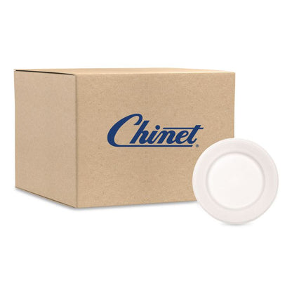 Paper Dinnerware, Plate, 10.5" dia, White, 500/Carton