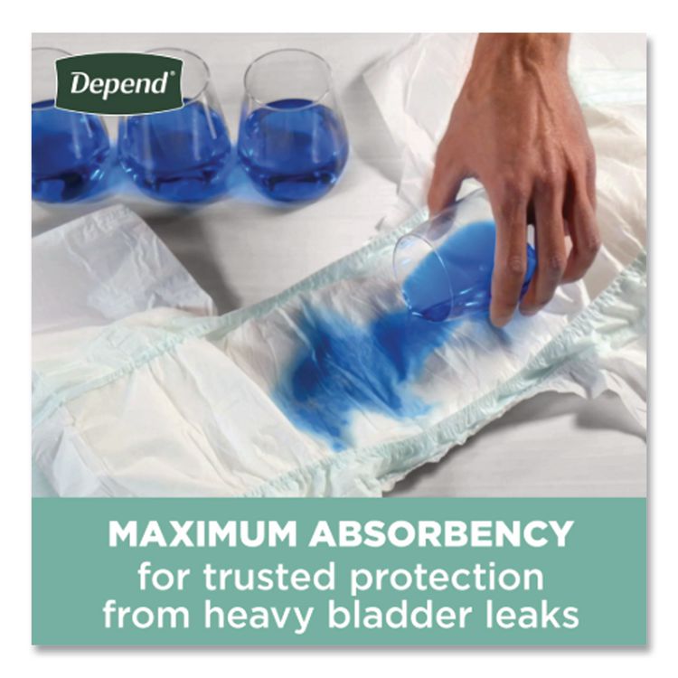 Incontinence Protection with Tabs, Small/Medium, 19" to 34" Waist, 20/Pack, 3 Packs/Carton