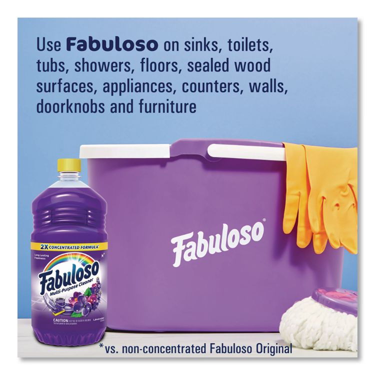 Multi-Use Cleaner, Lavender Scent, 33.8 oz Bottle, 12/Carton