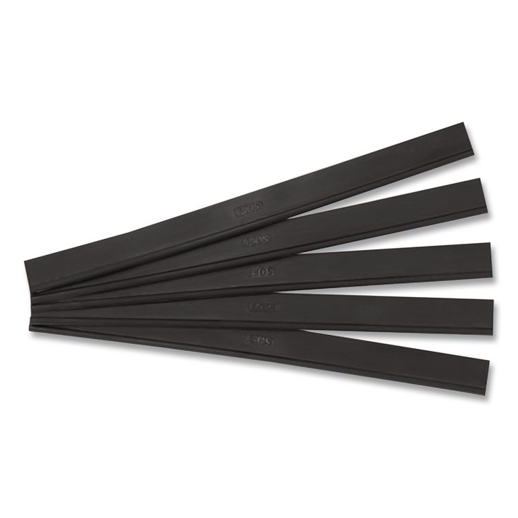 Glass/Window Cleaning Squeegee Replacement Blade, 10" Wide Blade, 5/Pack