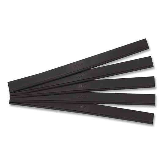 Glass/Window Cleaning Squeegee Replacement Blade, 10" Wide Blade, 5/Pack