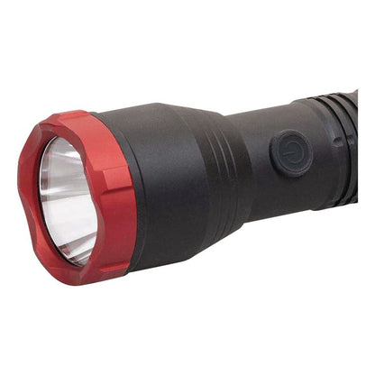 Ultra HD Aluminum Flashlight, 4 AA Batteries (Included), Black