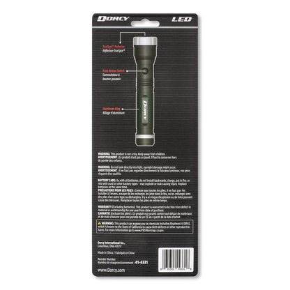 Ultra HD Aluminum Flashlight, 4 AA Batteries (Included), Black