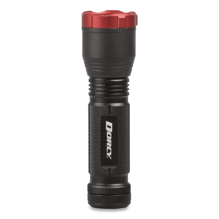 Ultra HD Aluminum Flashlight, 3 AAA Batteries (Included) Black