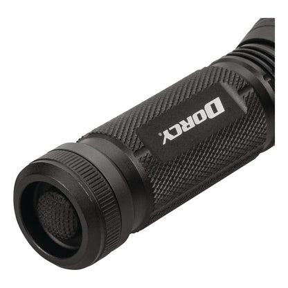 Ultra HD Aluminum Flashlight, 3 AAA Batteries (Included) Black
