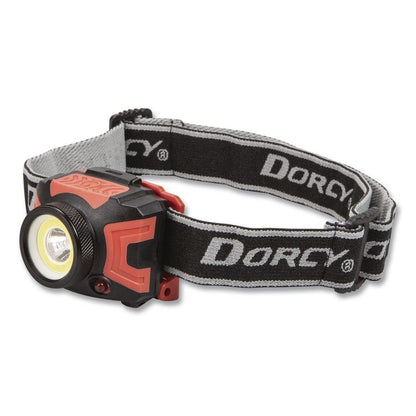 Ultra HD UV Headlamp, 3 AAA Batteries (Included), Red/Black