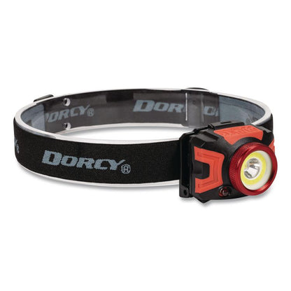 Ultra HD UV Headlamp, 3 AAA Batteries (Included), Red/Black