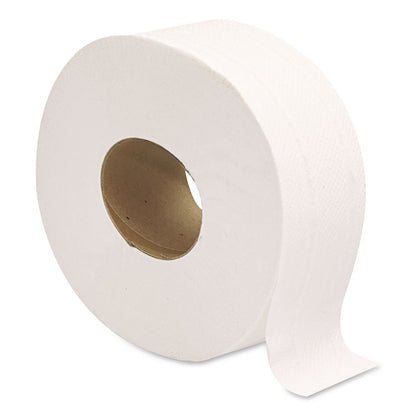 JRT Jumbo-Junior Bath Tissue, 2-Ply, 3.1" x 1,000 ft, White, 12 Rolls/Carton