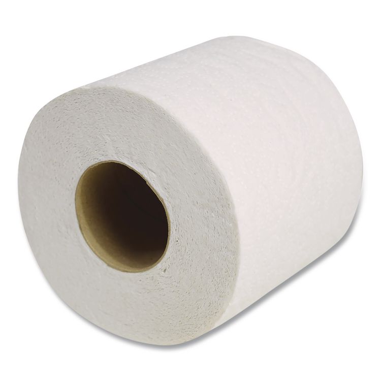 Two-Ply Toilet Tissue, Septic Safe, White, 125 ft Roll Length, 500 Sheets/Roll, 96 Rolls/Carton