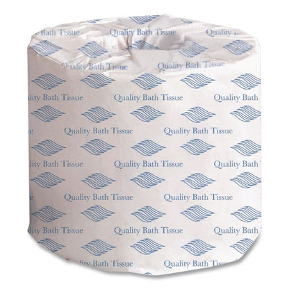 Small Roll Bath Tissue, Septic Safe, 1-Ply, White, 1,000 Sheets/Roll, 96 Rolls/Carton