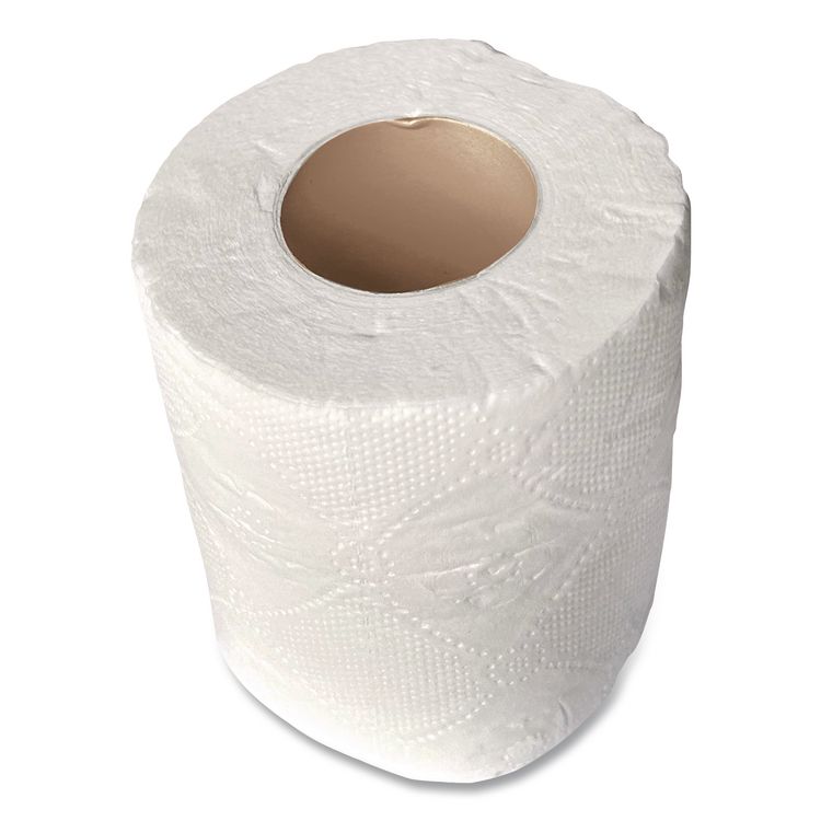 Small Roll Bath Tissue, Septic Safe, 1-Ply, White, 1,500 Sheets/Roll, 60 Rolls/Carton