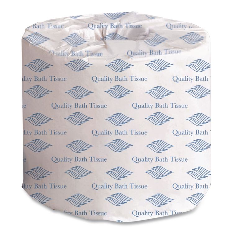 Small Roll Bath Tissue, Septic Safe, 1-Ply, White, 1,500 Sheets/Roll, 60 Rolls/Carton