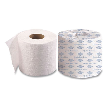 Small Roll Bath Tissue, Septic Safe, 1-Ply, White, 1,500 Sheets/Roll, 60 Rolls/Carton