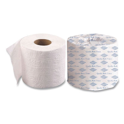 Standard Bath Tissue, 2-Ply, White, 400 Sheets/Roll, 96 Rolls/Carton