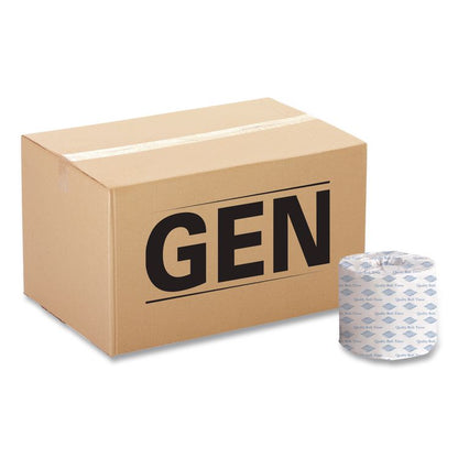 Standard Bath Tissue, Individually Wrapped Rolls, Septic Safe, 1-Ply, White, 1,000 Sheets/Roll, 96 Rolls/Carton