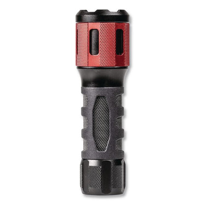 Ultra HD Twist Flashlight Area Light, 3 AAA Batteries (Included), Red/Black