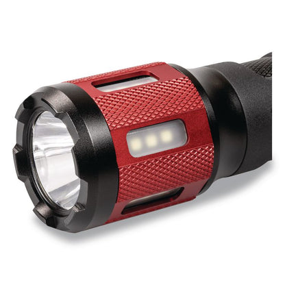Ultra HD Twist Flashlight Area Light, 3 AAA Batteries (Included), Red/Black