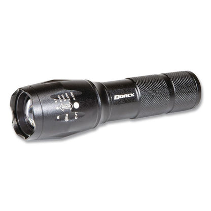 Ultra HD Rechargeable Aluminum Flashlight, Rechargeable Lithium Ion Battery (Included), Black
