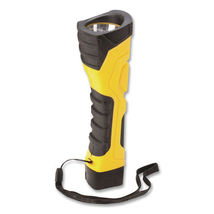 LED Cyber Light Flashlight, 4 AA Batteries (Included), Yellow