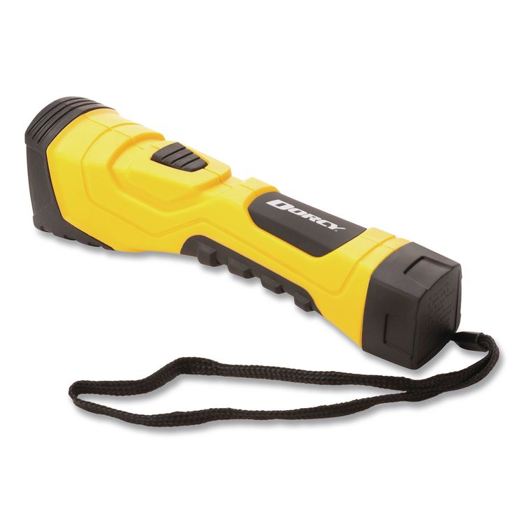 LED Cyber Light Flashlight, 4 AA Batteries (Included), Yellow