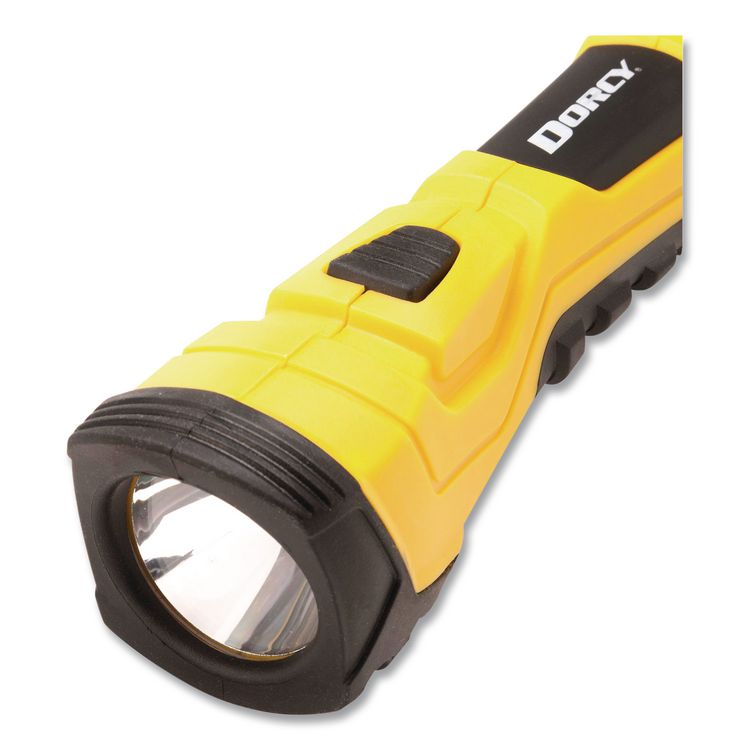LED Cyber Light Flashlight, 4 AA Batteries (Included), Yellow