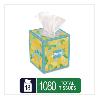 Ultra Soft Facial Tissue, 3-Ply, White, 60 Sheets/Box, 18 Boxes/Carton