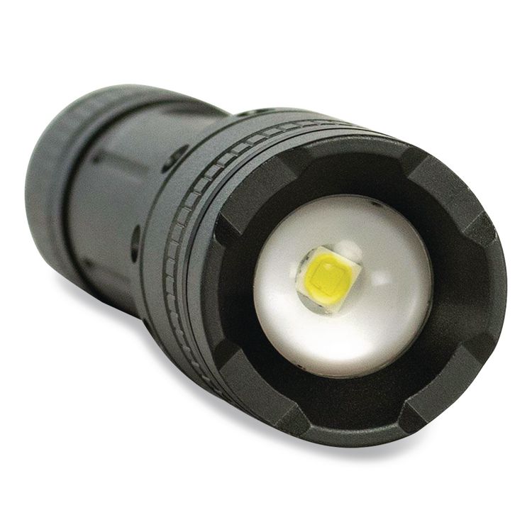 DieHard Twist Focus Aluminum 800 Lumen Flashlight, 3 AAA (Batteries (Included), Gray
