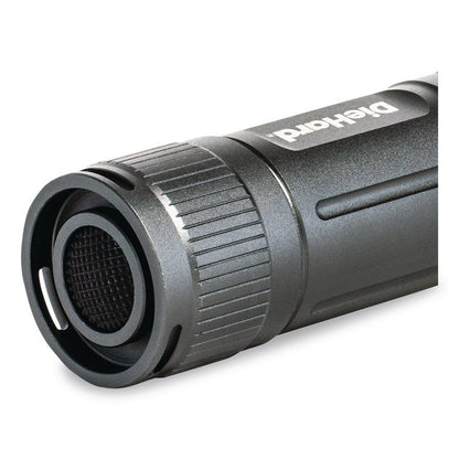DieHard Twist Focus Aluminum 1,500 Lumen Flashlight, 4 AAA Batteries (Included), Gray