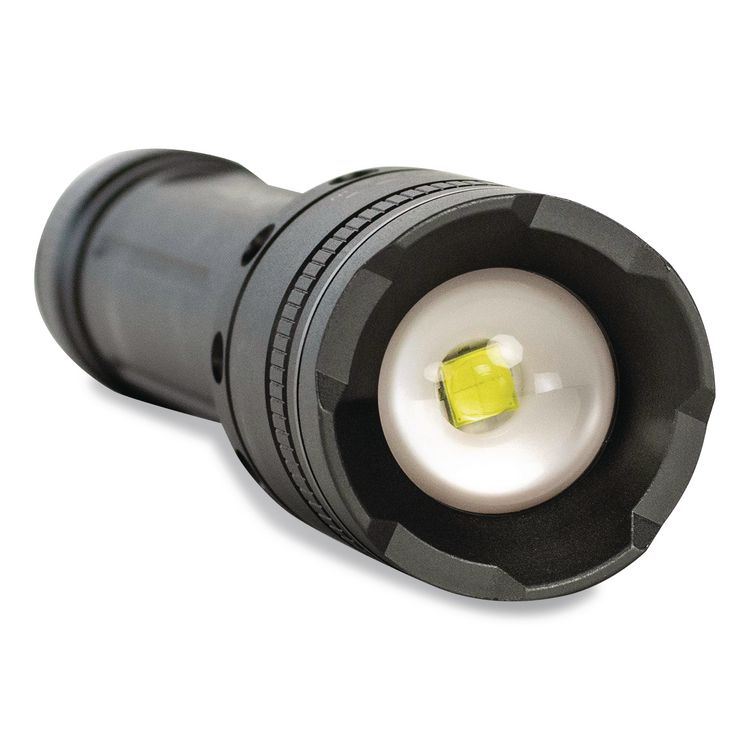DieHard Twist Focus 3,000 Lumen Aluminum Flashlight, 9 AA Batteries (Included), Gray