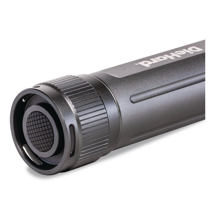 DieHard Twist Focus 3,000 Lumen Aluminum Flashlight, 9 AA Batteries (Included), Gray