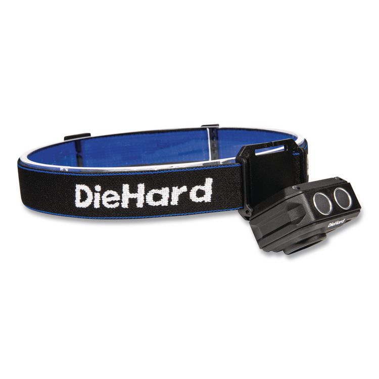 DieHard USB-C Rechargeable Motion Sensor Headlamp, Rechargeable Lithium Ion Battery (Included), Black