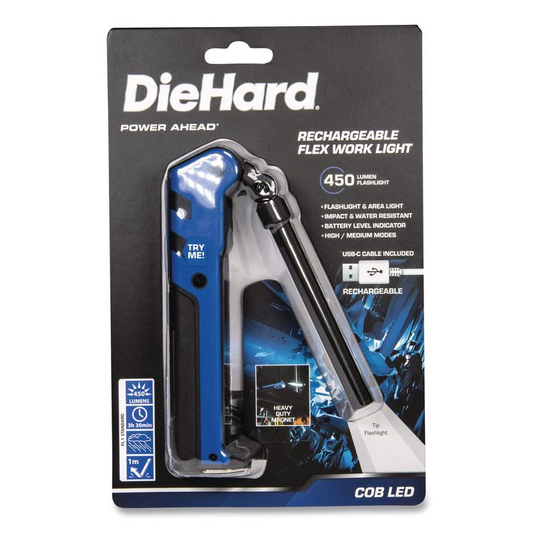DieHard Rechargeable Flex Work Light, Blue