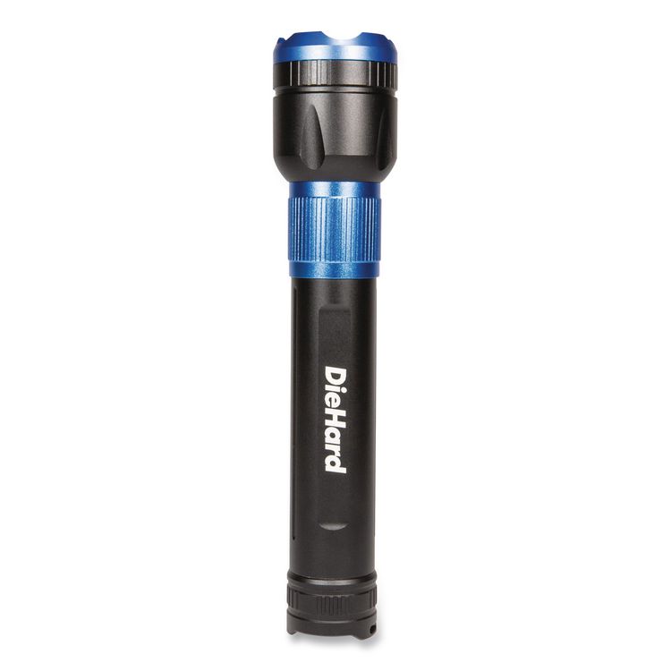 DieHard USB-C Rechargeable Aluminum Flashlight and Power Bank, Black
