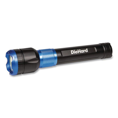 DieHard USB-C Rechargeable Aluminum Flashlight and Power Bank, Black