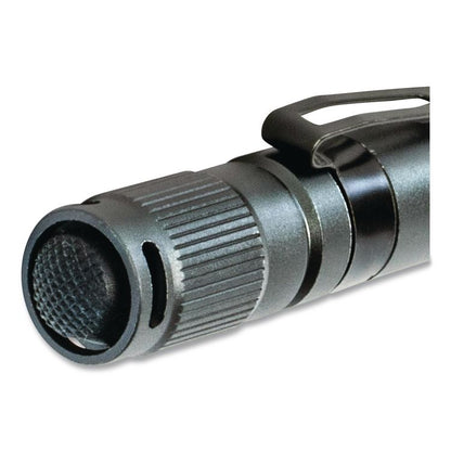 DieHard Aluminum 180 Lumen Twist Focus Flashlight with Pocket Clip, 2 AA Batteries (Included), Black