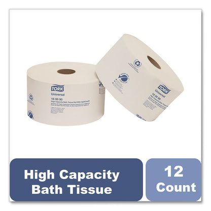 Universal High Capacity Bath Tissue with OptiCore, Septic Safe, 2-Ply, White, 2,000 Sheets/Roll, 12 Rolls/Carton