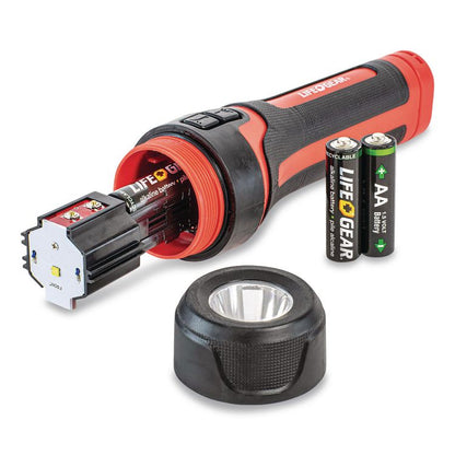 LifeGear Stormproof Path Light, 4 AA Batteries (Included), Red